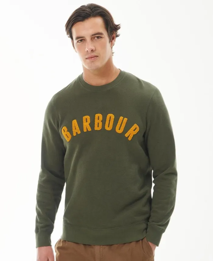Men Hoodies and Sweatshirts Barbour Prep Logo Sweatshirt Navy