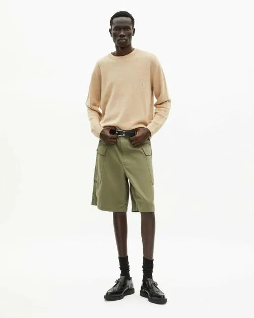 Men Jumpers and Cardigans The Kooples Ecru Wool And Linen Sweater Ecru