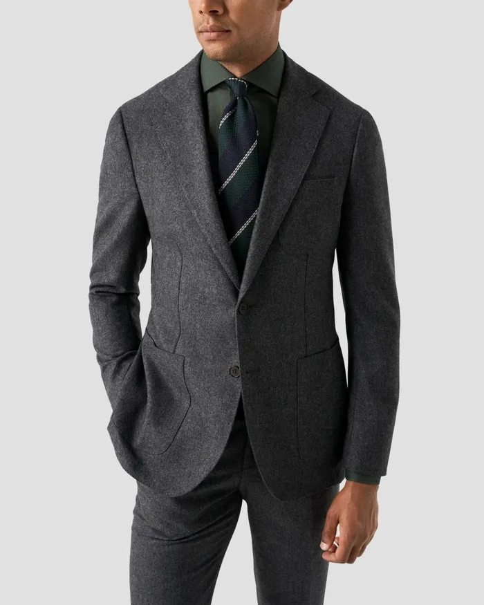 Men Lightweight Twill Shirt Green Eton Dress Shirts Men Lightweight Twill Shirt Green Eton Dress Shirts