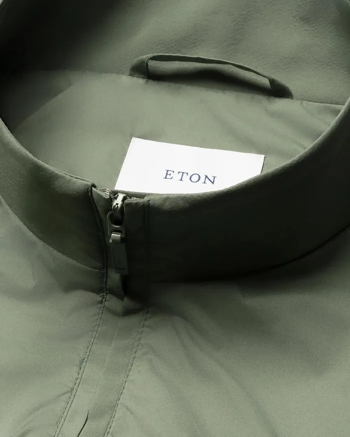 Men Lightweight Zip Vest Green Eton Vests Men Lightweight Zip Vest Green Eton Vests