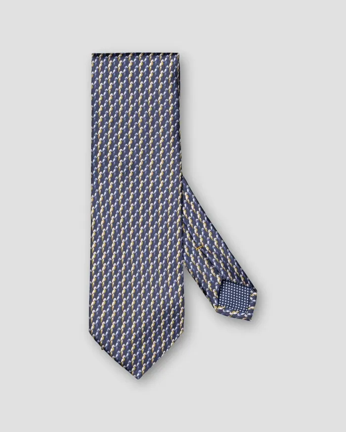 Men Motif Tie Blue Eton Ties Men Motif Tie Blue Eton Ties