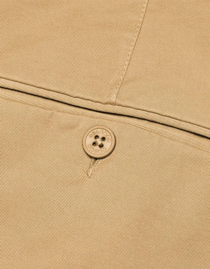 Men Orlebar Brown Day Shorts Bulldog Cotton Sand Dune