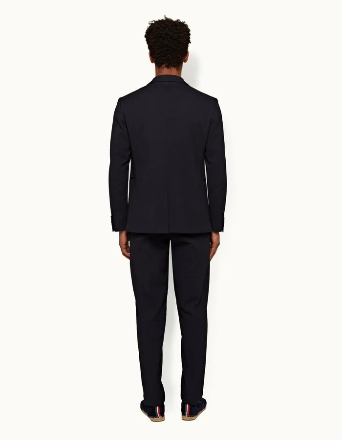 Men Orlebar Brown Jackets and Outerwear Ullock Seersucker Night Iris