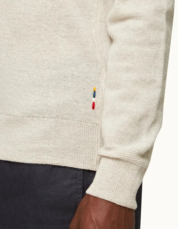Men Orlebar Brown Knitwear Bruno Cashmere Sea Mist