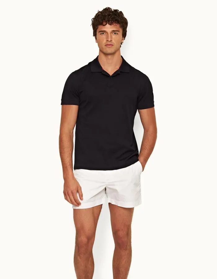 Men Orlebar Brown Polo Shirts Jarrett Night Iris