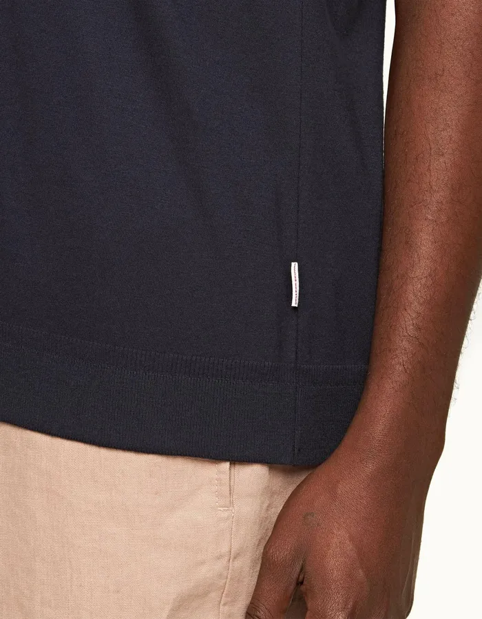 Men Orlebar Brown Polo Shirts Jarrett Night Iris