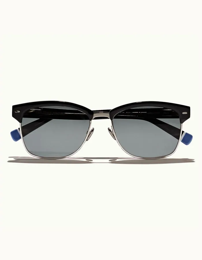 Men Orlebar Brown Sunglasses Matira Black Laminate