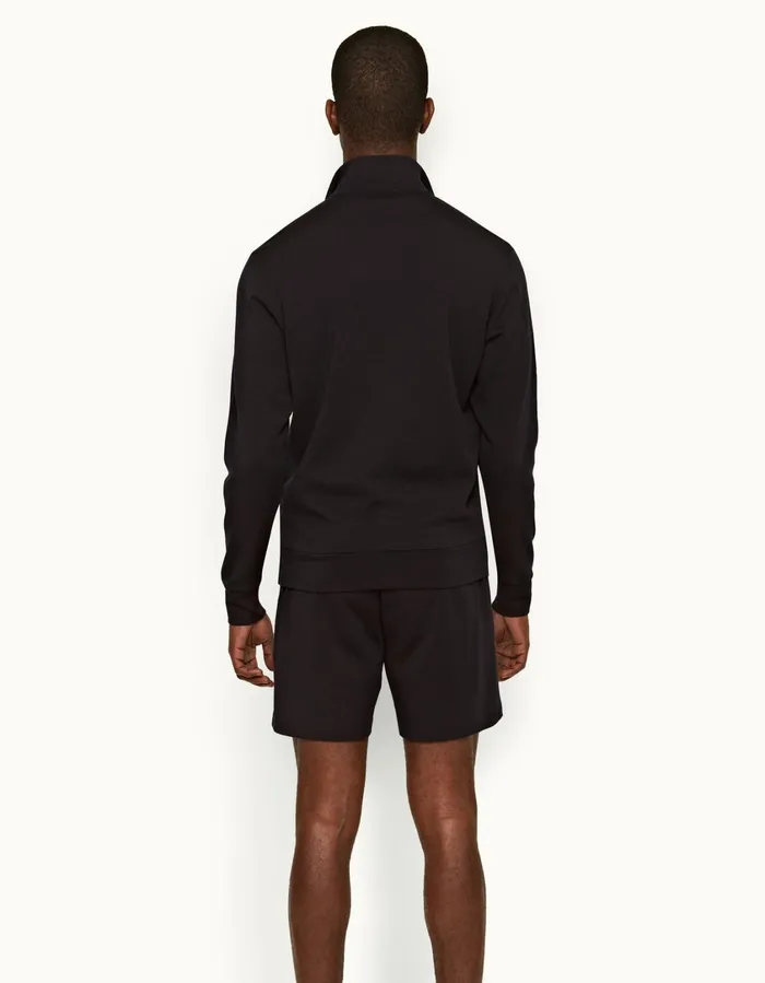 Men Orlebar Brown Sweats Isar Merino Night Iris