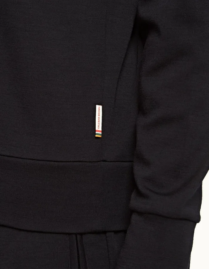 Men Orlebar Brown Sweats Isar Merino Night Iris