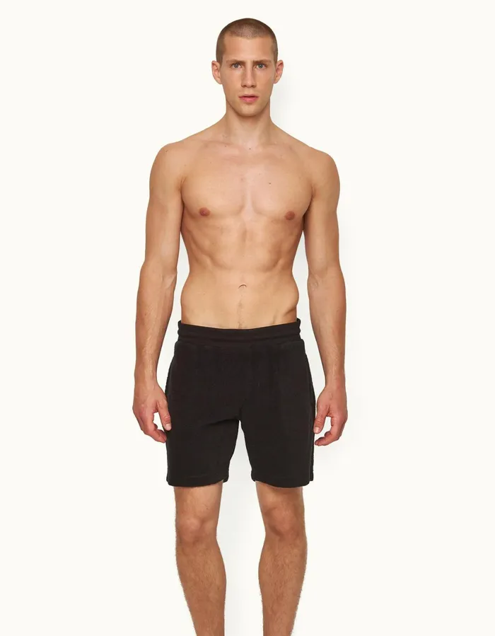 Men Orlebar Brown Sweats Trevone Black