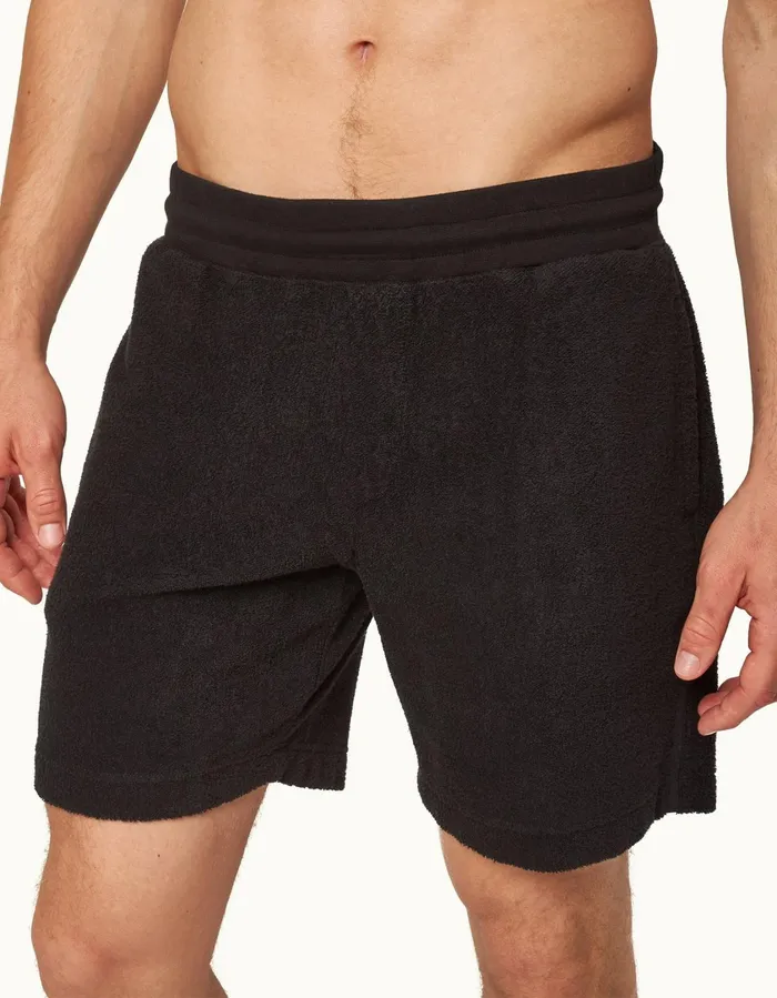 Men Orlebar Brown Sweats Trevone Black