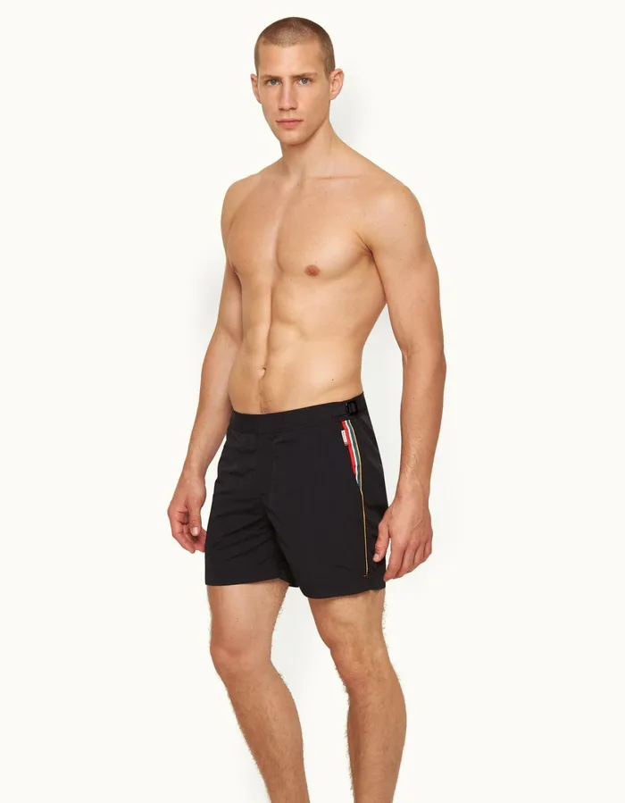 Men Orlebar Brown Swim Shorts Bulldog Black
