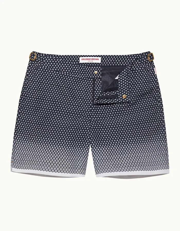 Men Orlebar Brown Swim Shorts Bulldog Night Iriswhite