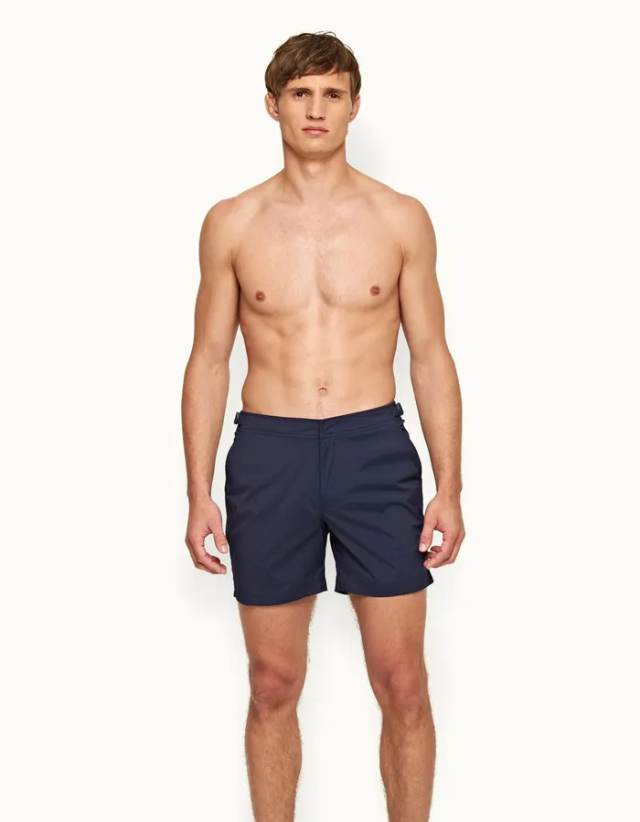 Men Orlebar Brown Swim Shorts Bulldog Sport Navy