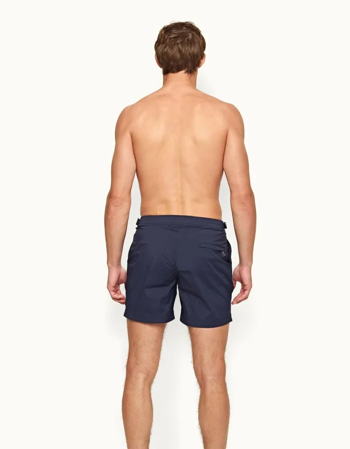 Men Orlebar Brown Swim Shorts Bulldog Sport Navy
