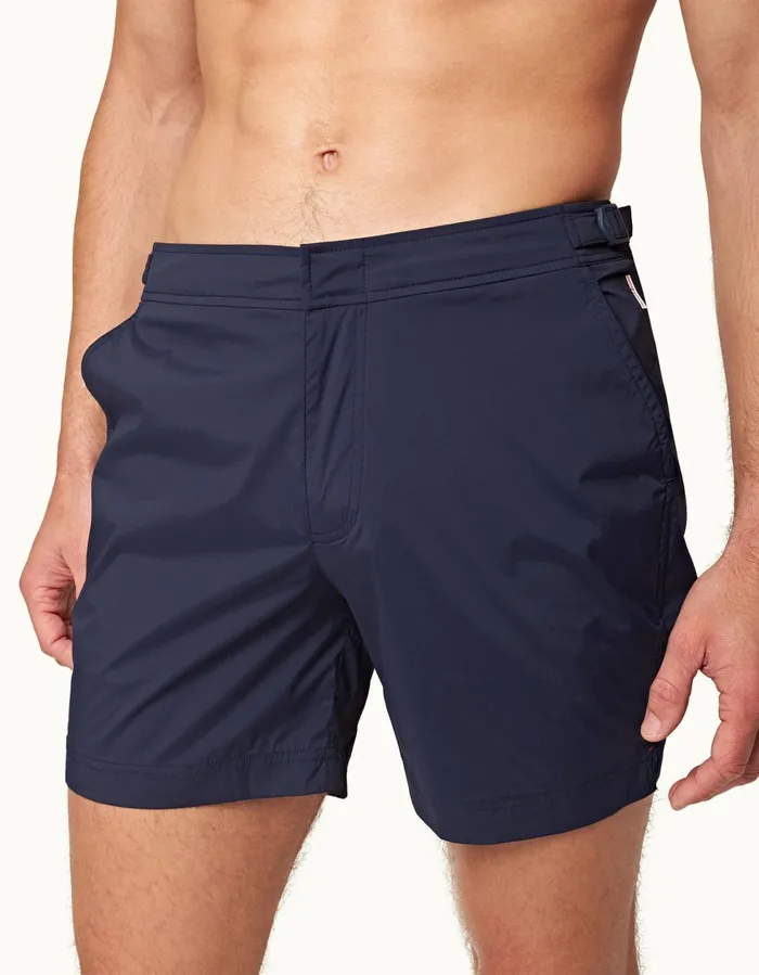 Men Orlebar Brown Swim Shorts Bulldog Sport Navy
