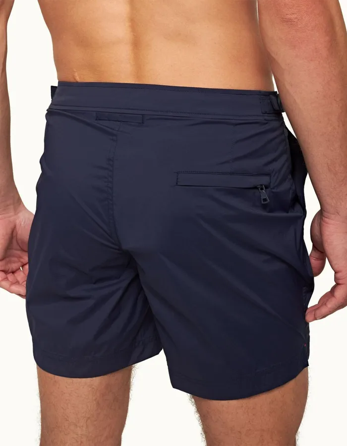 Men Orlebar Brown Swim Shorts Bulldog Sport Navy