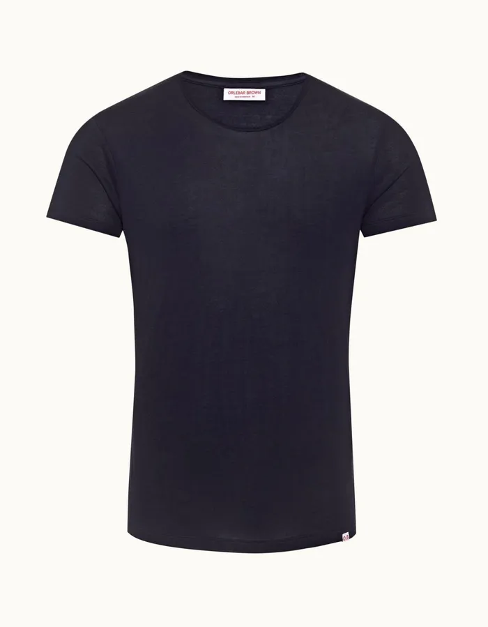 Men Orlebar Brown TShirts ObT Cashmere Night Iris
