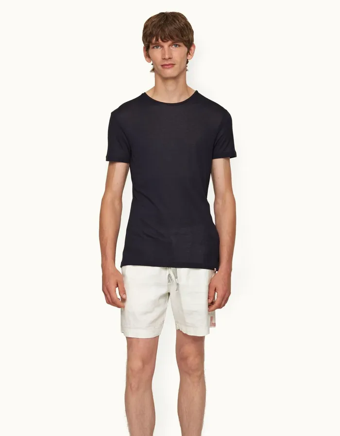 Men Orlebar Brown TShirts ObT Cashmere Night Iris