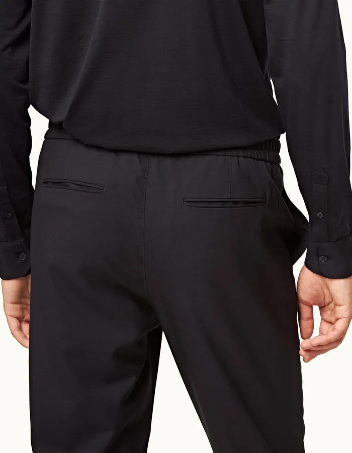 Men Orlebar Brown Trousers Cornell Merino Night Iris