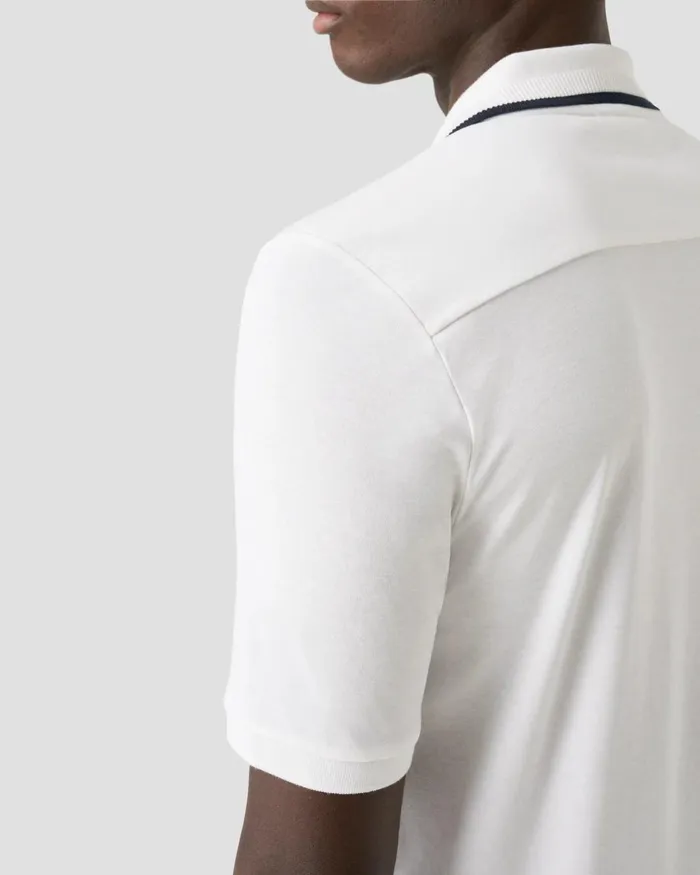 Men Polo Shirt White Eton Casual Shirts Men Polo Shirt White Eton Casual Shirts