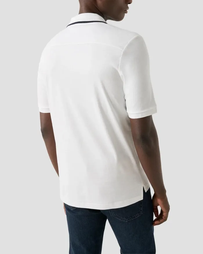 Men Polo Shirt White Eton Casual Shirts Men Polo Shirt White Eton Casual Shirts