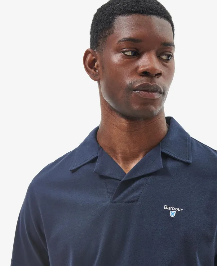 Men Polo Shirts Barbour Consett Polo Shirt Classic Navy