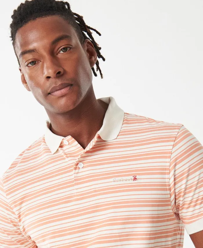 Men Polo Shirts Barbour Deanbank Polo Shirt Whisper White Men Polo Shirts Barbour Deanbank Polo Shirt Whisper White