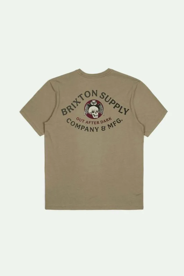 Men Potion SS Tailored TShirt Oatmeal Brixton TShirts