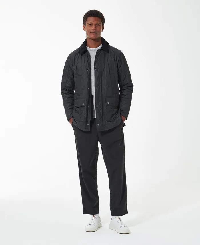Men Quilted Jackets Barbour Ashby Polarquilt Jacket Classic Black Men Quilted Jackets Barbour Ashby Polarquilt Jacket Classic Black