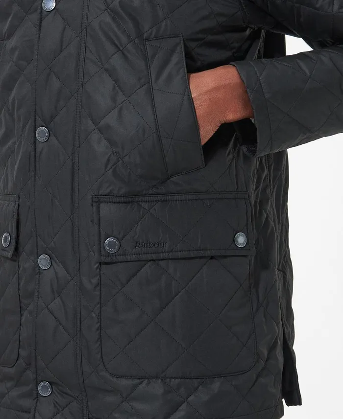 Men Quilted Jackets Barbour Ashby Polarquilt Jacket Classic Black Men Quilted Jackets Barbour Ashby Polarquilt Jacket Classic Black