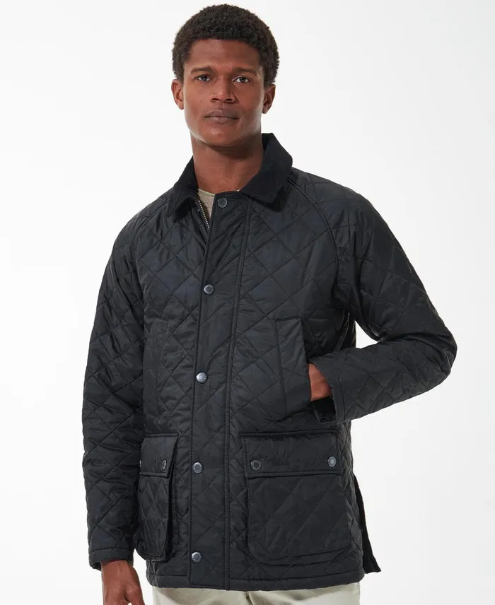 Men Quilted Jackets Barbour Ashby Quilted Jacket Classic Navy