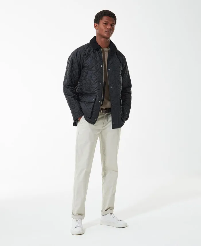 Men Quilted Jackets Barbour Ashby Quilted Jacket Classic Navy Men Quilted Jackets Barbour Ashby Quilted Jacket Classic Navy