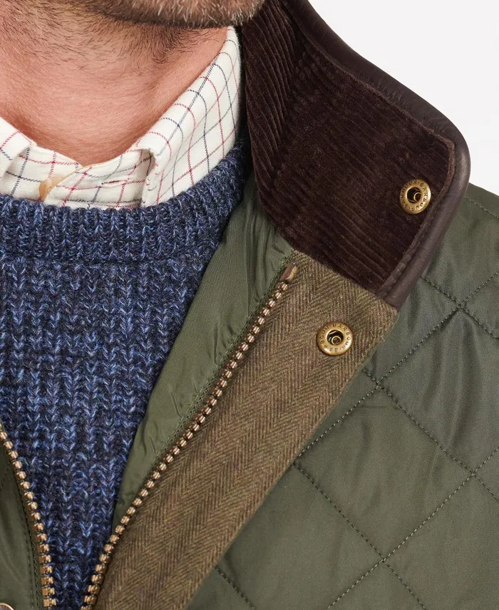Men Quilted Jackets Barbour Devon Quilted Jacket Olive Men Quilted Jackets Barbour Devon Quilted Jacket Olive