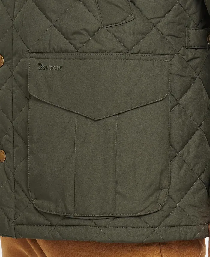 Men Quilted Jackets Barbour Devon Quilted Jacket Olive Men Quilted Jackets Barbour Devon Quilted Jacket Olive