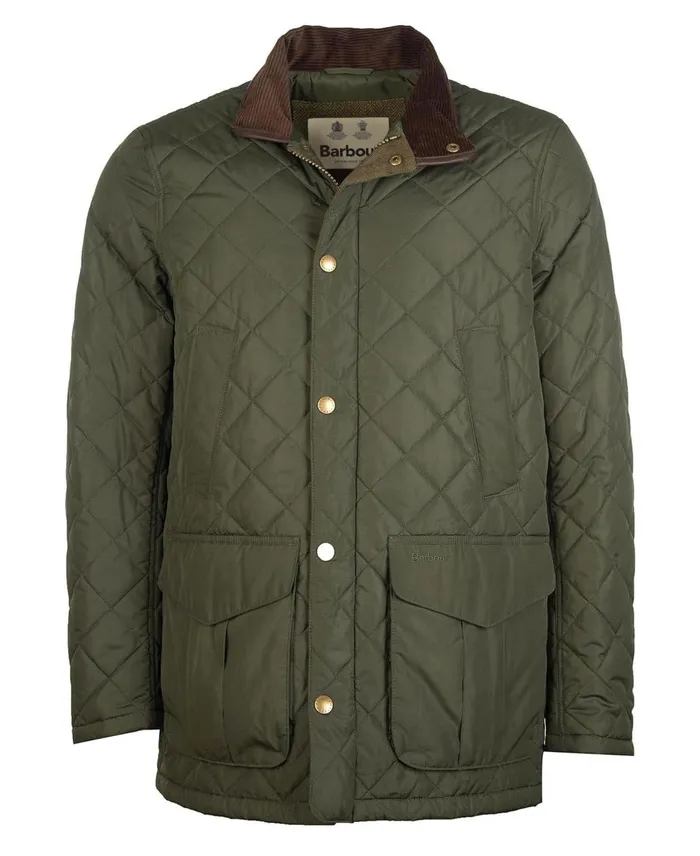 Men Quilted Jackets Barbour Devon Quilted Jacket Olive Men Quilted Jackets Barbour Devon Quilted Jacket Olive
