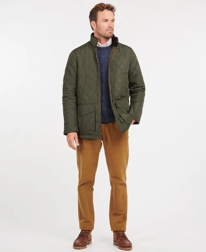 Men Quilted Jackets Barbour Devon Quilted Jacket Olive Men Quilted Jackets Barbour Devon Quilted Jacket Olive