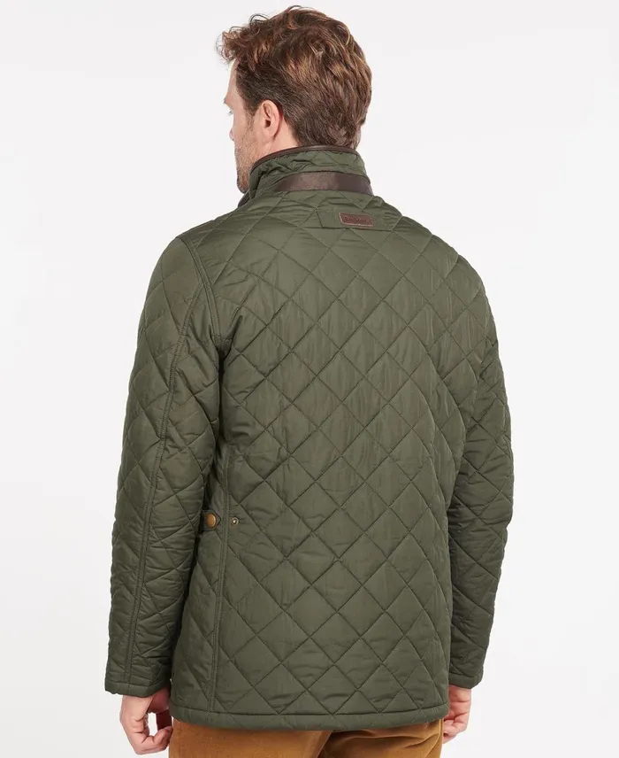 Men Quilted Jackets Barbour Devon Quilted Jacket Olive Men Quilted Jackets Barbour Devon Quilted Jacket Olive