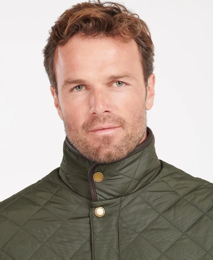Men Quilted Jackets Barbour Devon Quilted Jacket Olive Men Quilted Jackets Barbour Devon Quilted Jacket Olive