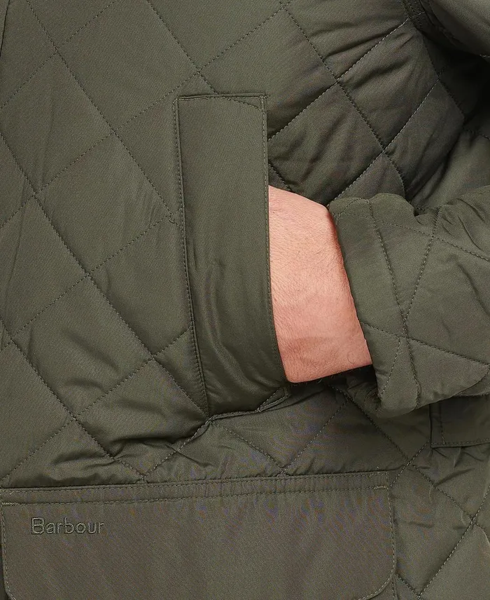 Men Quilted Jackets Barbour Devon Quilted Jacket Olive Men Quilted Jackets Barbour Devon Quilted Jacket Olive