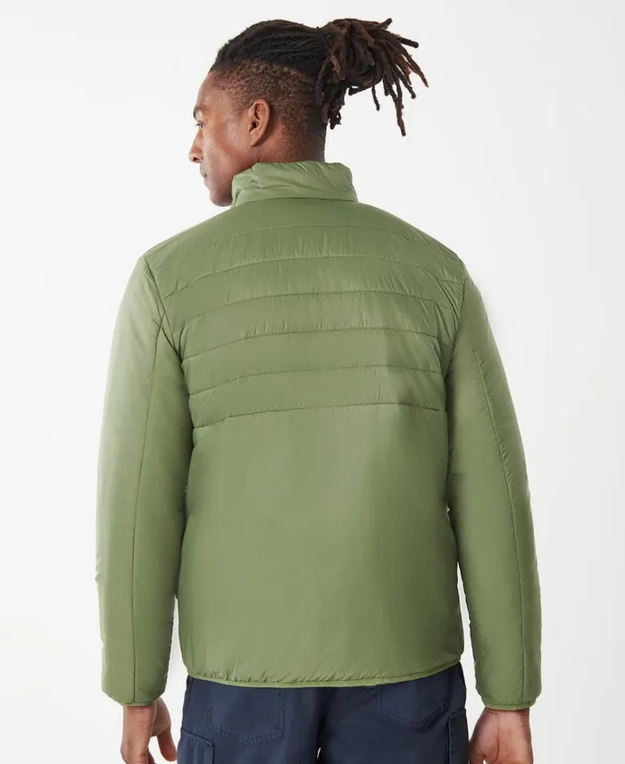 Men Quilted Jackets Barbour Summer Baffle Quilted Jacket Olivine Men Quilted Jackets Barbour Summer Baffle Quilted Jacket Olivine