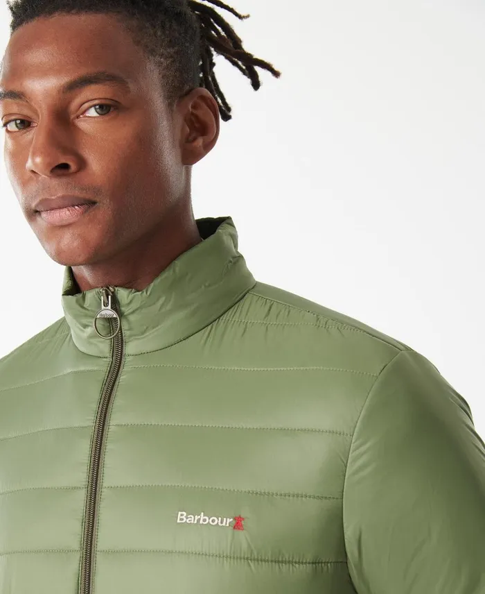 Men Quilted Jackets Barbour Summer Baffle Quilted Jacket Olivine Men Quilted Jackets Barbour Summer Baffle Quilted Jacket Olivine