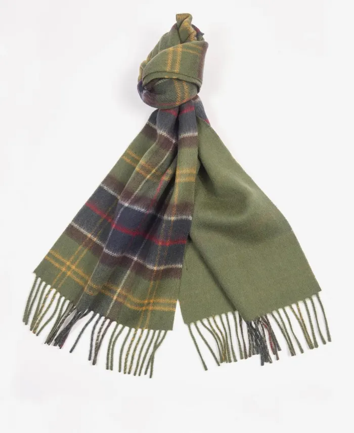 Men Scarves and Handkerchiefs Barbour Galston Tartan Scarf Classic Tartan