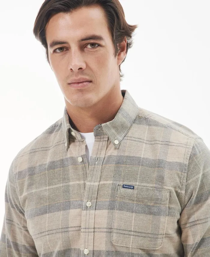 Men Shirts Barbour Blair Tailored Shirt Classic Black Slate Men Shirts Barbour Blair Tailored Shirt Classic Black Slate