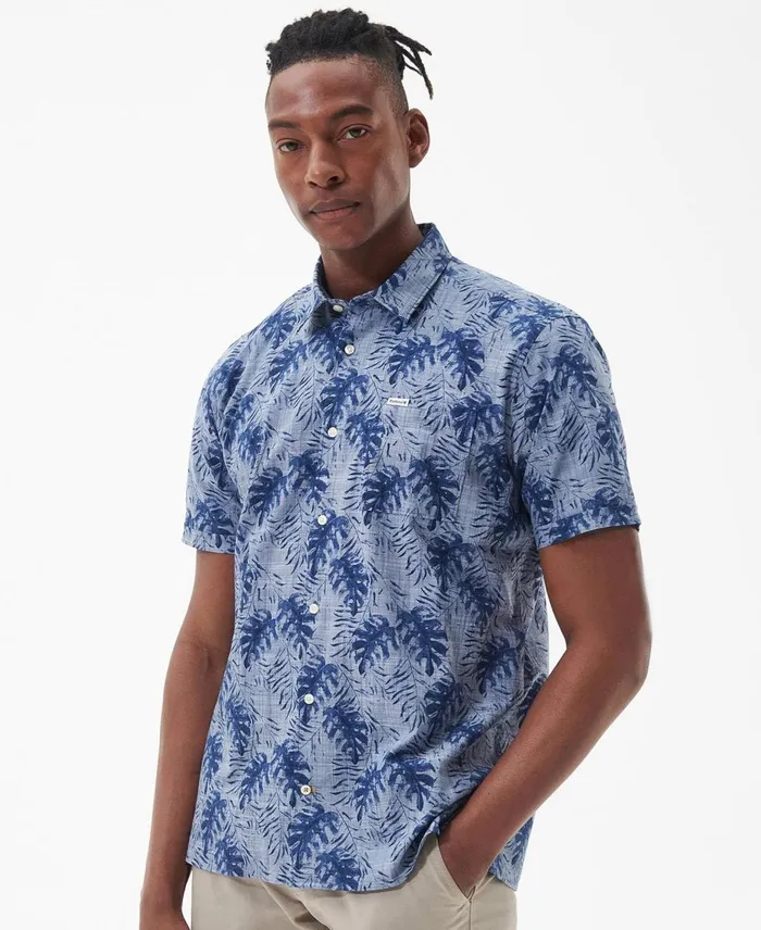 Men Shirts Barbour Copgrave Summer Shirt Chambray