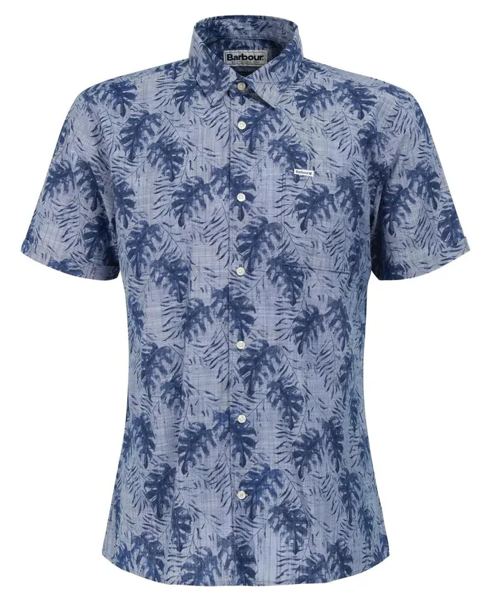Men Shirts Barbour Copgrave Summer Shirt Chambray Men Shirts Barbour Copgrave Summer Shirt Chambray
