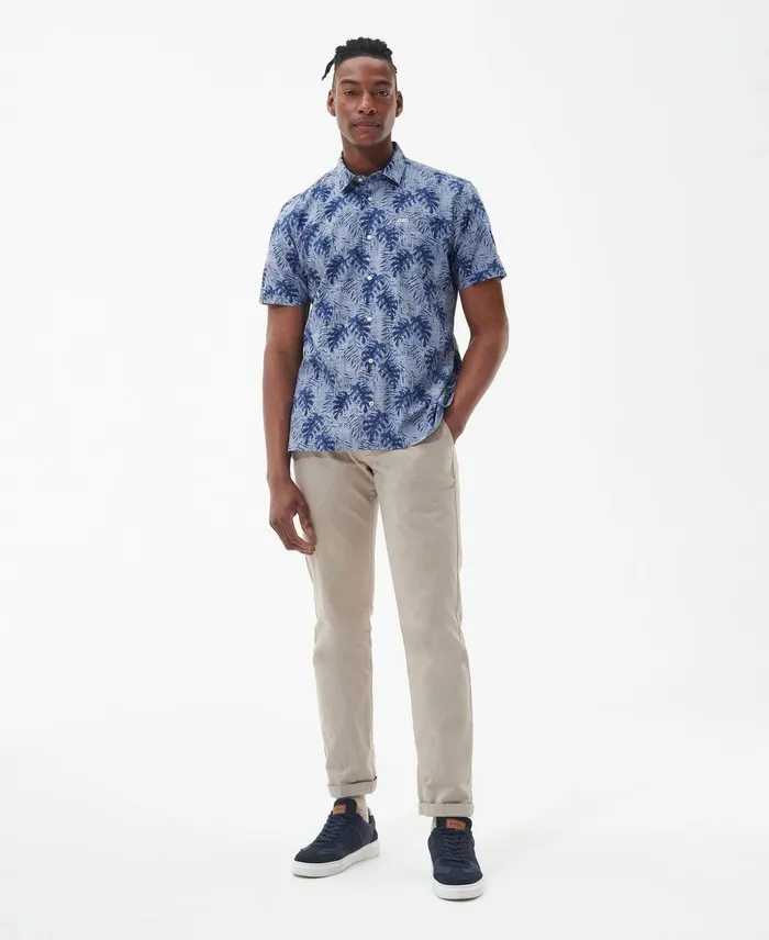 Men Shirts Barbour Copgrave Summer Shirt Chambray Men Shirts Barbour Copgrave Summer Shirt Chambray