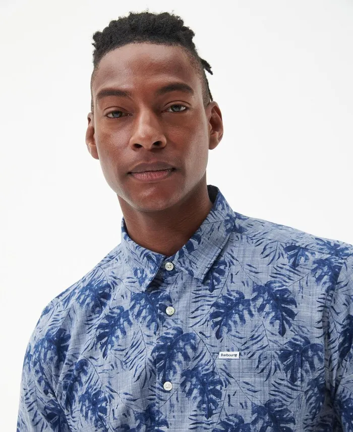 Men Shirts Barbour Copgrave Summer Shirt Chambray Men Shirts Barbour Copgrave Summer Shirt Chambray