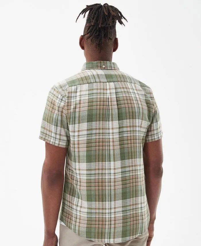 Men Shirts Barbour Ellerburn Tailored Shirt Burnt Olive Men Shirts Barbour Ellerburn Tailored Shirt Burnt Olive