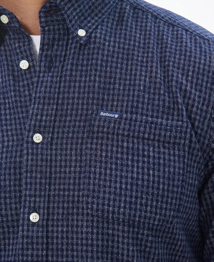 Men Shirts Barbour Geston Tailored Shirt Classic Red Men Shirts Barbour Geston Tailored Shirt Classic Red